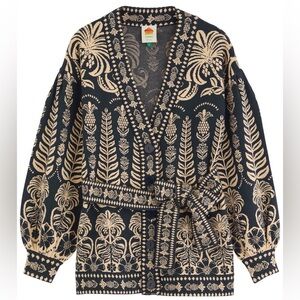 Farm Rio | Ainika Tropical Splendor Knit Cardigan SZ S